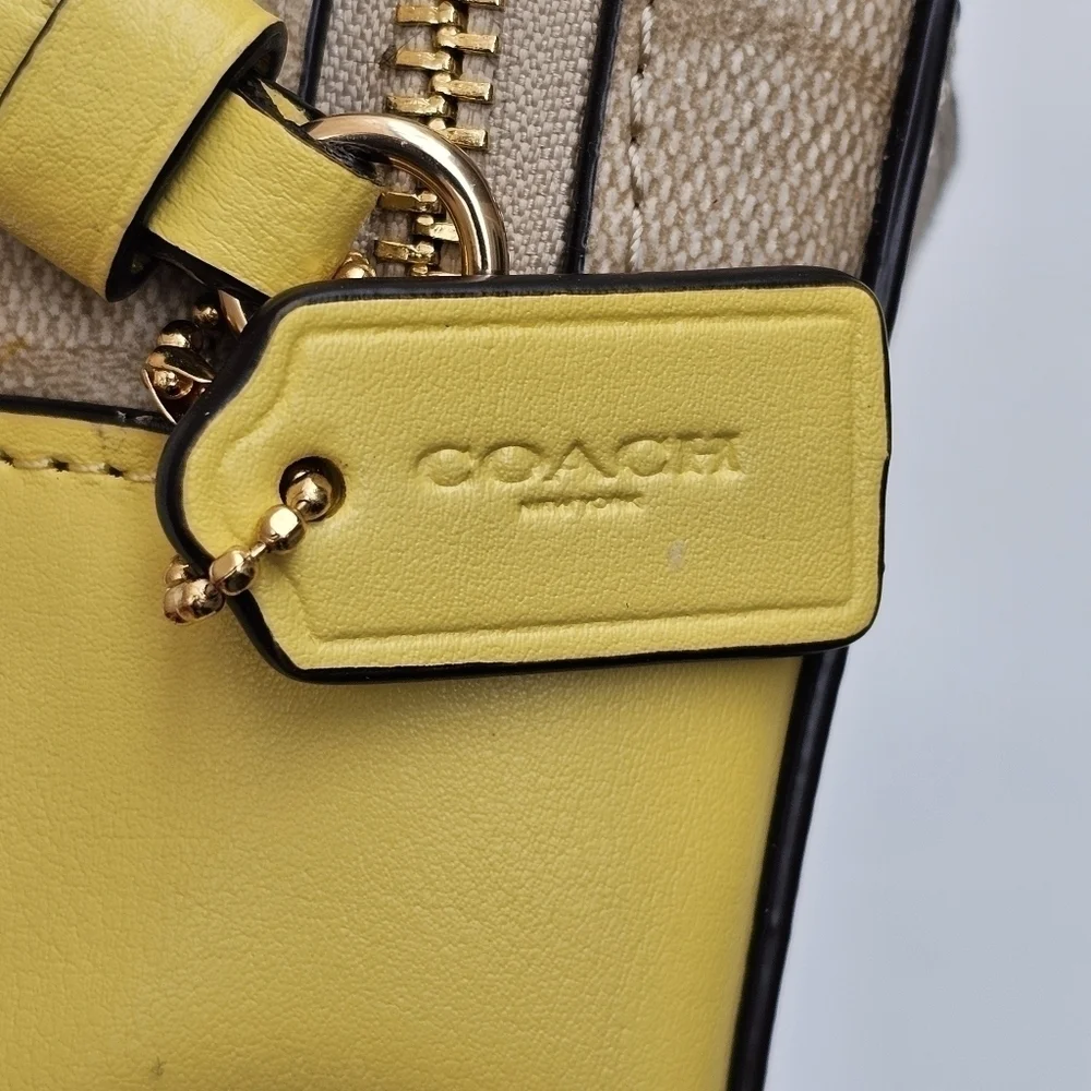 Coach Bag Mini Camera Bag In Signature Canvas With Dreamy Veggie Print